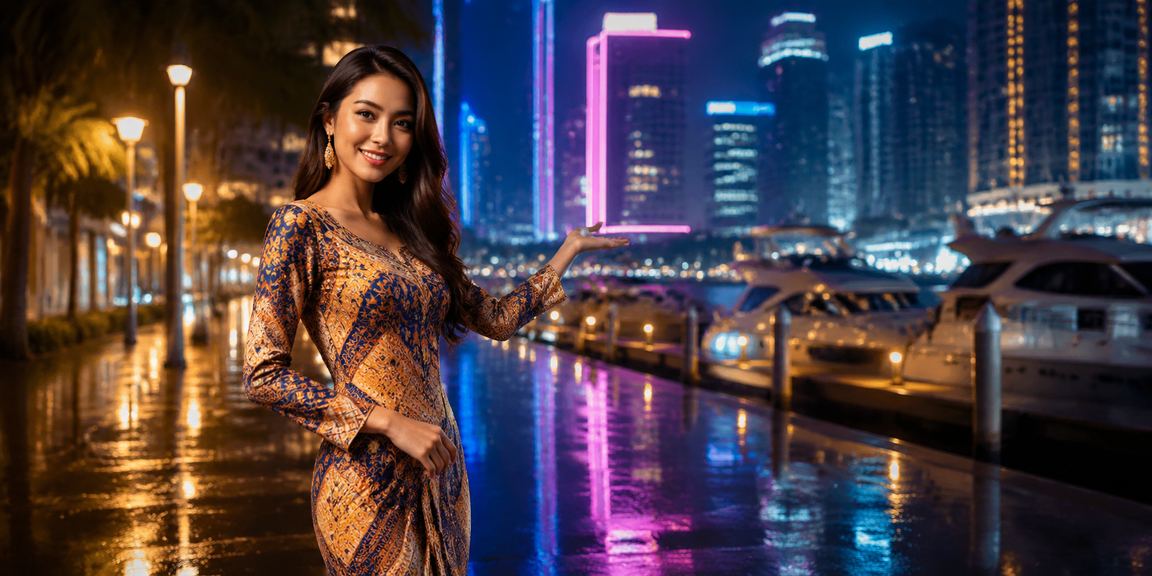 Suasana kasino bertema batik di Petaling Jaya dengan pelbagai pilihan permainan meja