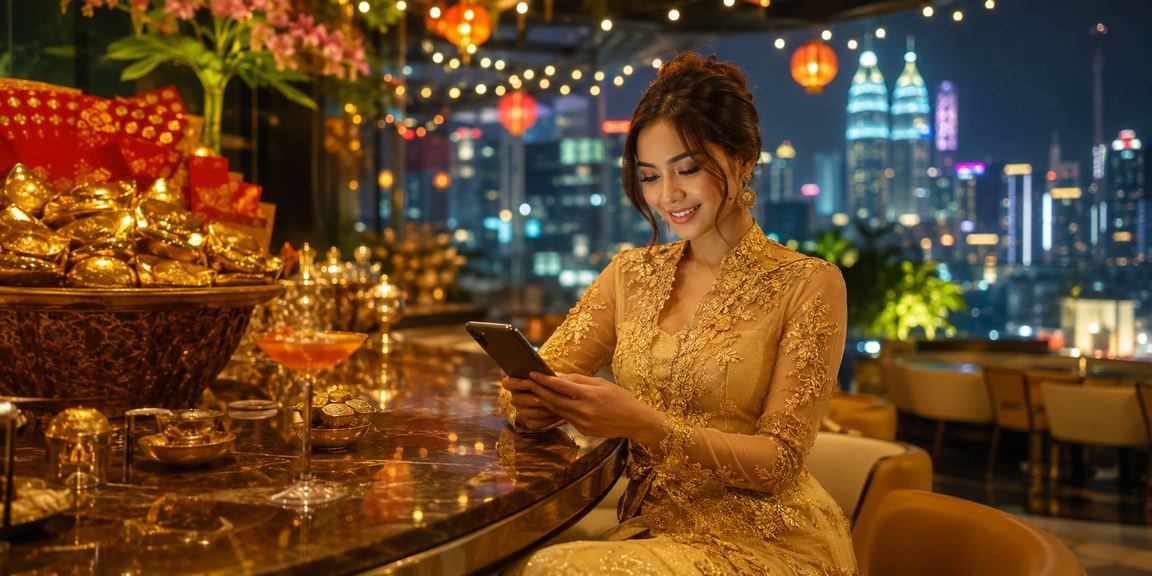 Bonus sampul merah Tahun Baru Cina dengan pakaian kebaya di Selangor judikiss